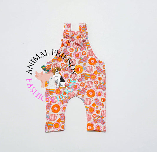 Retro Knotted Overalls