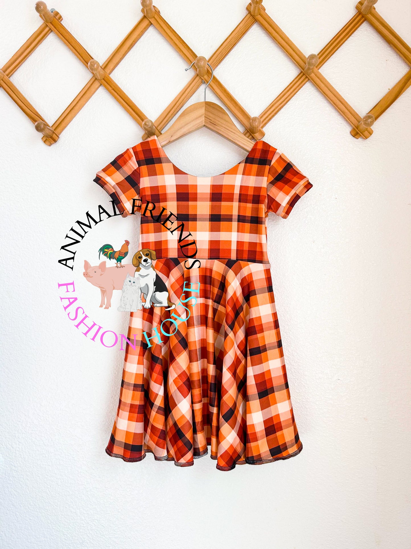 Plaid Della Dress